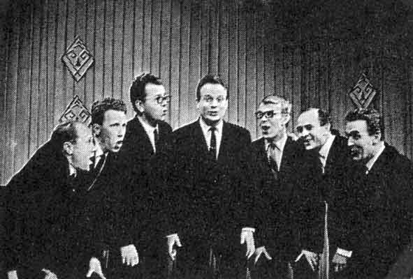 1967. MANOK was the frequent guest performer in Karelian TV studio